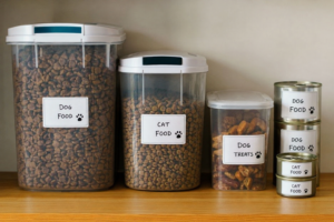 How to Store Pet Food Safely at Home