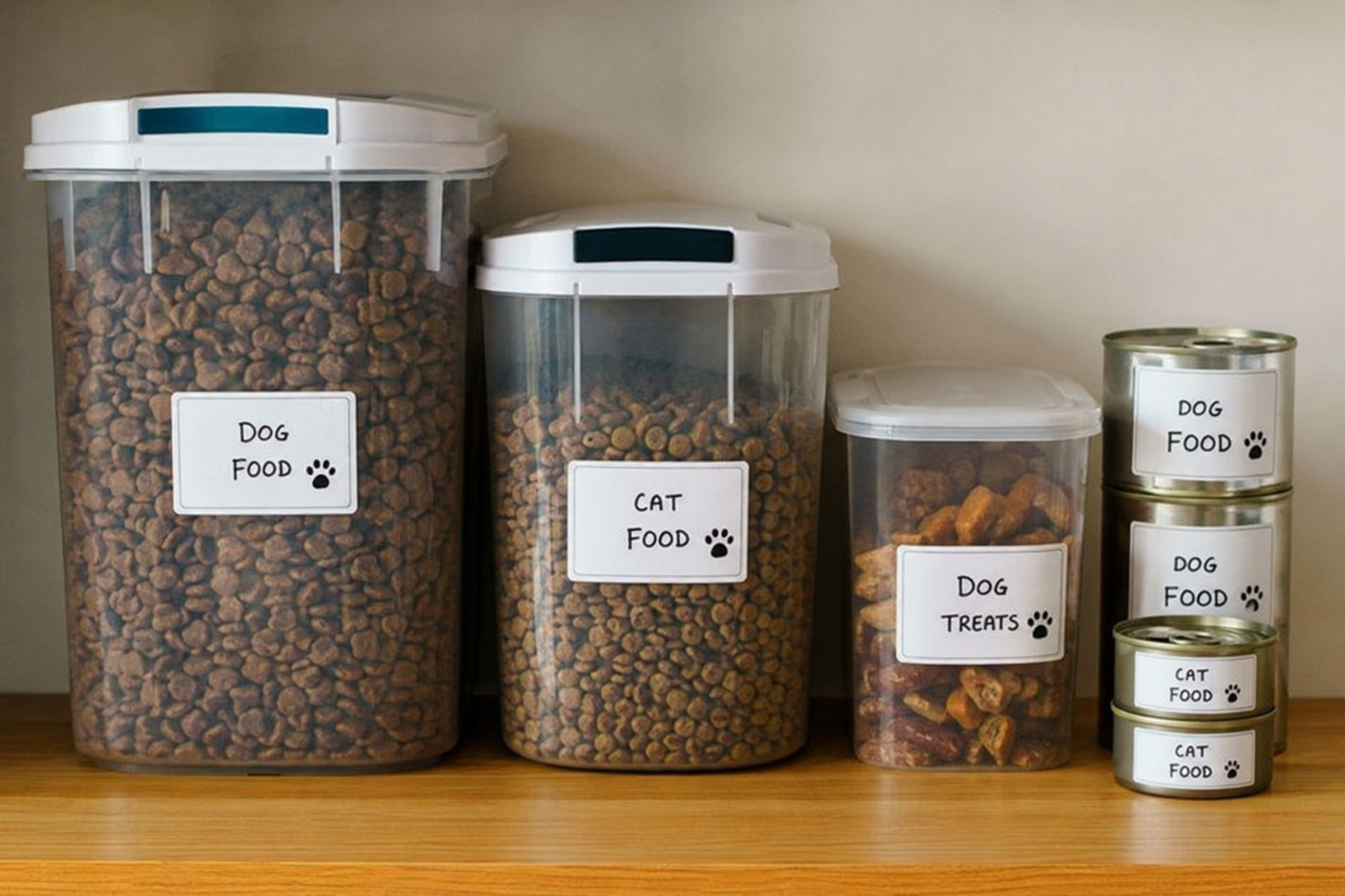 How to Store Pet Food Safely at Home