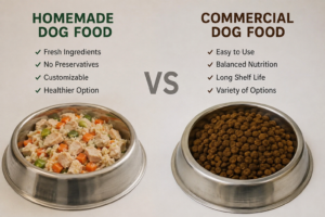 Homemade Dog Food vs Commercial Dog Food